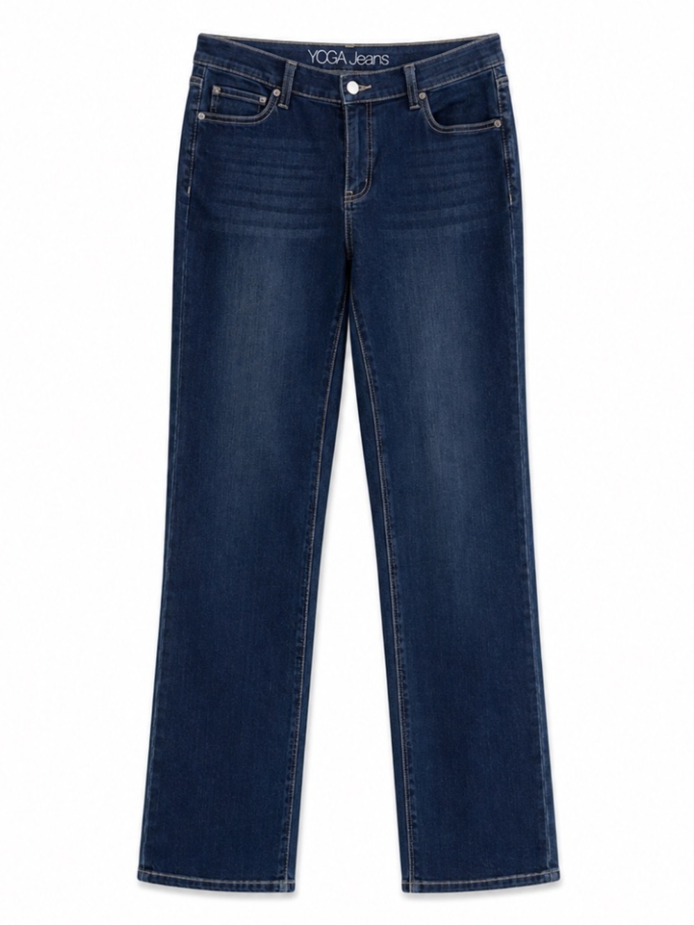 Yoga Jeans Dark Blue Straight Leg Jeans LONG/TALL – Size 31x33 NWoT